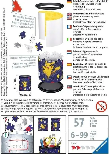 puzzle-3d-54-przybornik-pikachu-ravensburger-material-karton