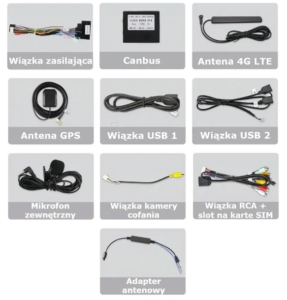 radio-nawigacja-2din-android-bmw-e81-e82-e87-e88-4-64-gb-dsp-carplay-lte-zlacza-rca-pre-out-przedwzmacniacz-rca-sub-out-subwoofer-usb