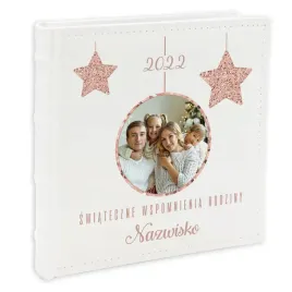 album-na-zdjecia-10x15cm-bialy-gwiazdy-swiateczne-kreator-projekt