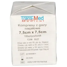 kompresy-z-gazy-niejalowe-trans-med-75-cm-x-75-cm-100-sztuk
