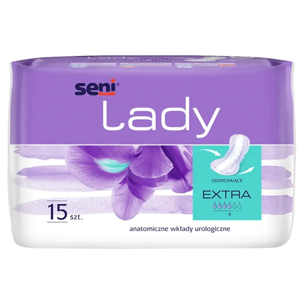 Wkładki urologiczne Seni Lady Extra Plus 15 szt podpaski kobiety