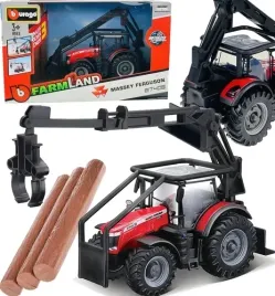 traktor-metalowy-massey-ferguson-6740s-ladowarka-z-napedem-model-bburago