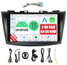 radio-2din-nawigacja-android-suzuki-swift-5-v-dsp-carplay-4-64-gb-lte