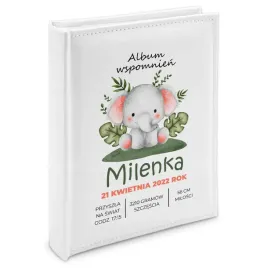 album-bialy-na-prezent-chrzest-imie-ekoskora-szyty