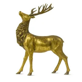 renifer-figurka-swiateczna-zloty-jelen-dekoracja