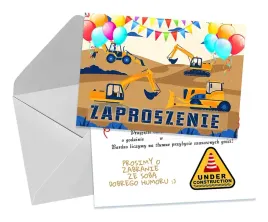 zaproszenia-dla-dzieci-dzieciece-urodzinowe-koparka-budowa-spych-koperta