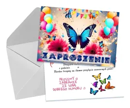 zaproszenia-dla-dzieci-dzieciece-urodzinowe-motyl-motylki-kwiaty-koperta