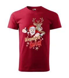 koszulka-t-shirt-swiateczna-wesolych-swiat-renifer-rudolf-mikolaj-mikolaja