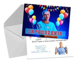 zaproszenia-dla-dzieci-erling-haaland-pilkarz-pilka-nozna-koperta