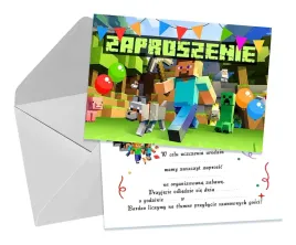 zaproszenia-dla-dzieci-dzieciece-urodzinowe-minecraft-koperta