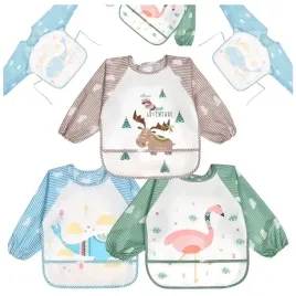 3szt-sliniaczki-dla-dzieci-z-rekawami-miekkie-chlonne-sliniaki-sliniak