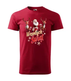 koszulka-t-shirt-swiateczna-wesolych-swiat-renifer-rudolf-mikolaj-mikolaja