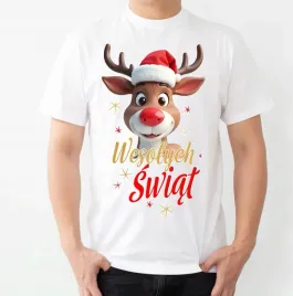 koszulka-t-shirt-swiateczna-wesolych-swiat-renifer-rudolf-mikolaj-mikolaja