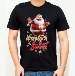 koszulka-t-shirt-swiateczna-wesolych-swiat-renifer-mikolaj-dla-mikolaja