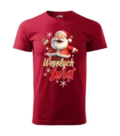 koszulka-t-shirt-swiateczna-wesolych-swiat-renifer-mikolaj-dla-mikolaja
