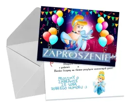 zaproszenie-na-urodziny-kopciuszek-zaproszenia-urodzinowe-koperta