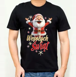 koszulka-t-shirt-swiateczna-wesolych-swiat-renifer-mikolaj-dla-mikolaja