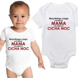 body-niemowlece-biale-cicha-noc-prezent-mikolajki-swieta-wzory-rozmiar-56