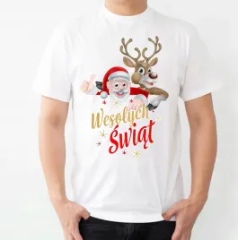koszulka-t-shirt-swiateczna-wesolych-swiat-renifer-rudolf-mikolaj-mikolaja