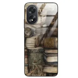 etui-do-oppo-a38-4g-case-retro-black-glass-vintage-ladnie-szklany-top-wzor