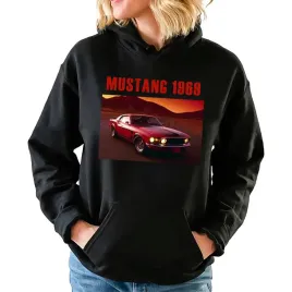 bluza-damska-czarna-z-kapturem-mustang-1969-trylogia-book-wzory-xxl