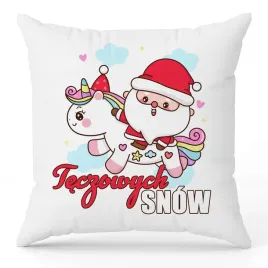 poduszka-ozdobna-biala-40x40cm-teczowych-snow-gwiazdka-swiateczne-wzory