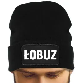 czapka-jesienna-bawelniana-zimowa-czarna-beanie-lobuz-na-prezent-wzory