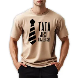 pizama-meska-bezowy-i-czarny-tata-jest-najlepszy-dla-taty-wiosna-xl-wzory