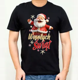 koszulka-t-shirt-swiateczna-wesolych-swiat-renifer-mikolaj-dla-mikolaja