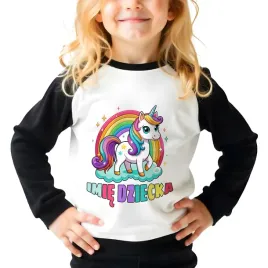 pizama-czarna-dlugi-rekaw-gwiazdkowy-jednorozec-imie-dziecka-wz-128-cm