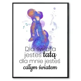 obraz-plakat-oryginalny-prezent-dla-taty-mix-wzory