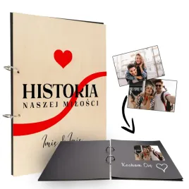 album-drewniany-na-zdjecia-walentynki-wzory-imie