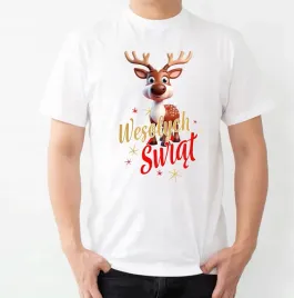 koszulka-t-shirt-swiateczna-wesolych-swiat-renifer-rudolf-jakosc-mikolaja