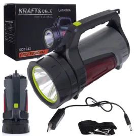 kraftanddele-latarka-akumulatorowa-z-uchwytem-szperacz-led-usb-kd1242