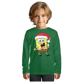 bluzka-swiateczna-dziecieca-koszulka-spongebob-swiateczna-czapka-134-140