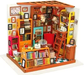 domek-biblioteka-drewniane-puzzle-3d-do-sklejenia