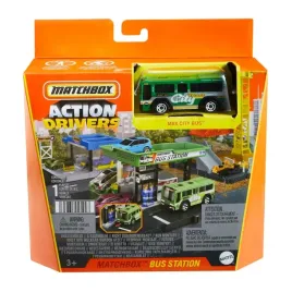 matchbox-zestaw-action-drivers-dworzec-autobusowy-zielony-bus-hdl08