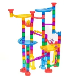 marble-run-gigant-tor-dla-kulek-wyscig-130-elemntow-kulki-szklane-1-5cm