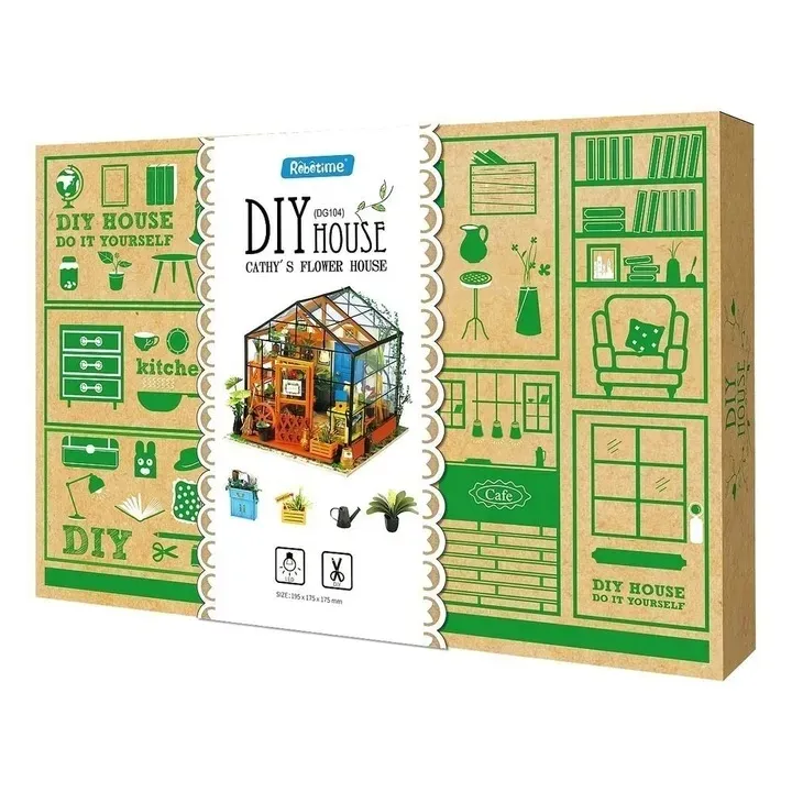 diy-miniaturowy-domek-szklarnia-stan-nowy