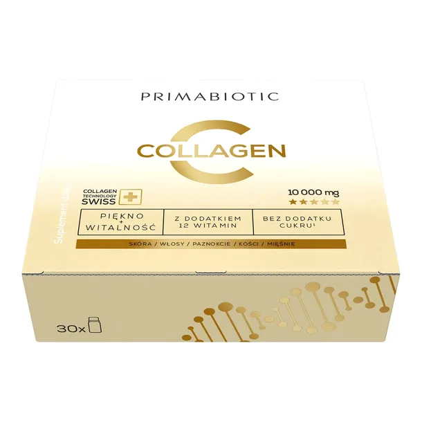 PRIMABIOTIC Collagen Kolagen do Picia Wołowy 10000 mg – 30 ml × 30 szt.