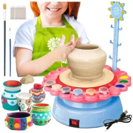 kolo-garncarskie-dla-dzieci-zestaw-z-glina-farbami-glina-05kg-gratis
