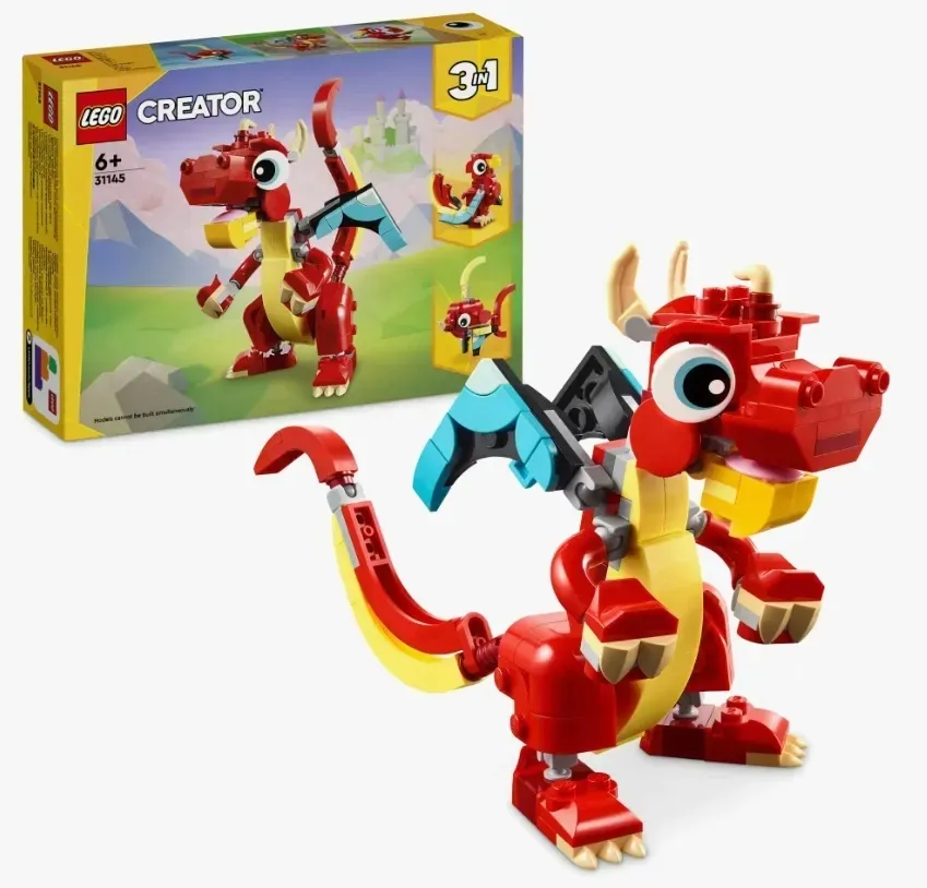 lego-creator-31145-czerwony-smok-stan-nowy