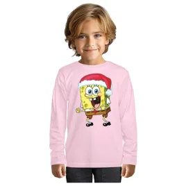 bluzka-swiateczna-dziecieca-koszulka-spongebob-swiateczna-czapka-128-134