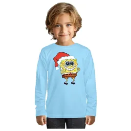 bluzka-swiateczna-dziecieca-koszulka-spongebob-czapka-swieta-146-152