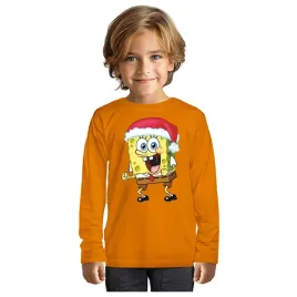 bluzka-swiateczna-dziecieca-koszulka-spongebob-swiateczna-czapka-128-134