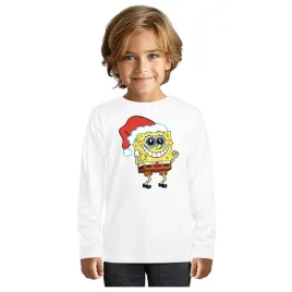 bluzka-swiateczna-dziecieca-koszulka-spongebob-czapka-swieta-122-128