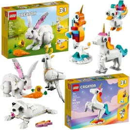lego-jednorozec-31140-bialy-krolik-31133-creator-3w1-zwierzeta-paw-3-w-1