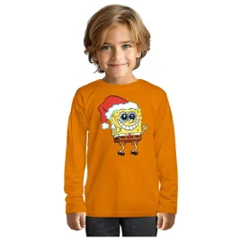 bluzka-swiateczna-dziecieca-koszulka-spongebob-czapka-swieta-128-134