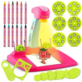 projektor-do-nauki-rysowania-rzutnik-ricokids-36-slajdow-i-12-kredek