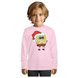 bluzka-swiateczna-dziecieca-koszulka-spongebob-czapka-swieta-146-152